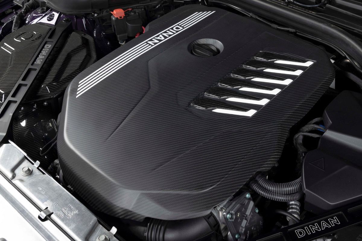 Dinan - Matte Carbon Fiber Engine Cover - 2020-2026 BMW B58D - D590-0004