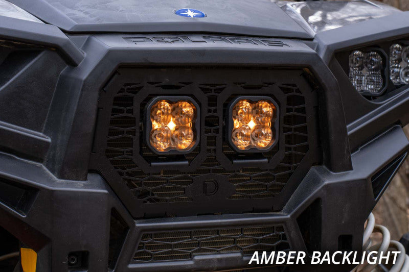 Diode Dynamics 2014-2018 Polaris RZR XP Stage Series LED Grille Kit - Pro White Combo - DD7859