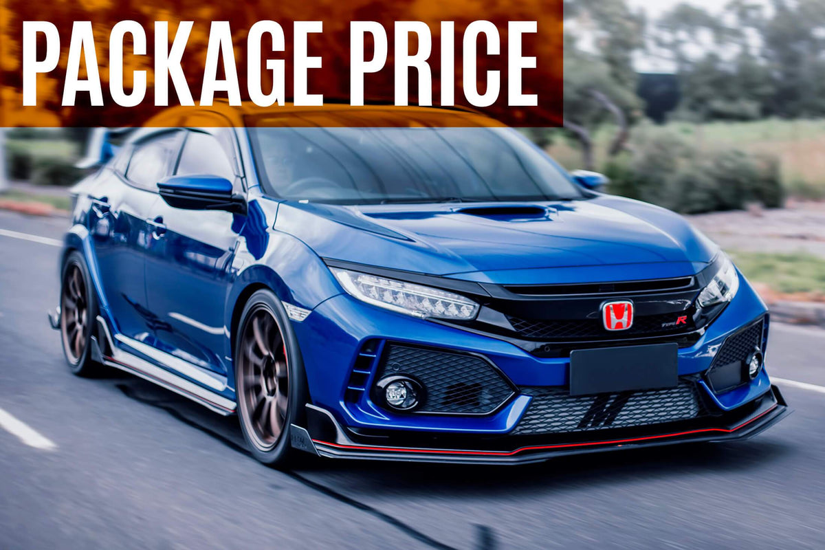 FK8 Civic Type R Front Lip/Side Splitters &amp; Rear Diffusers