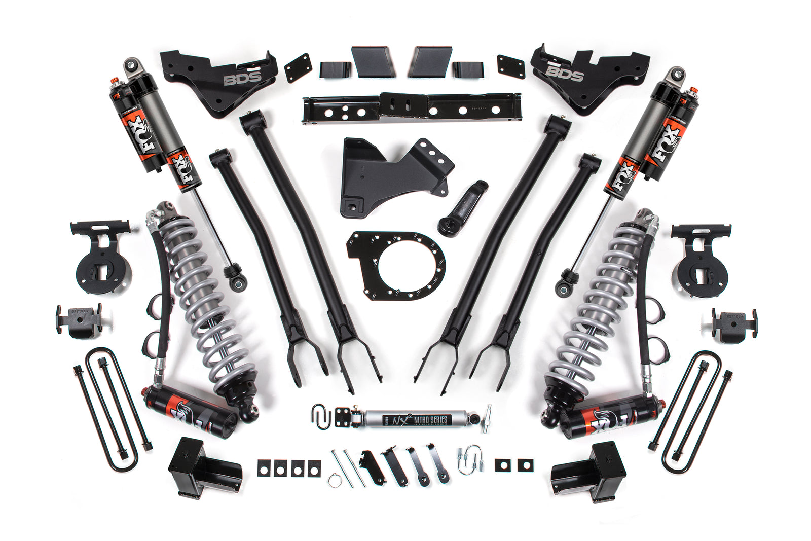 BDS Suspension 7" 4-Link Lift w/ FOX Coilovers | 23-26 F250/F350 Diesel