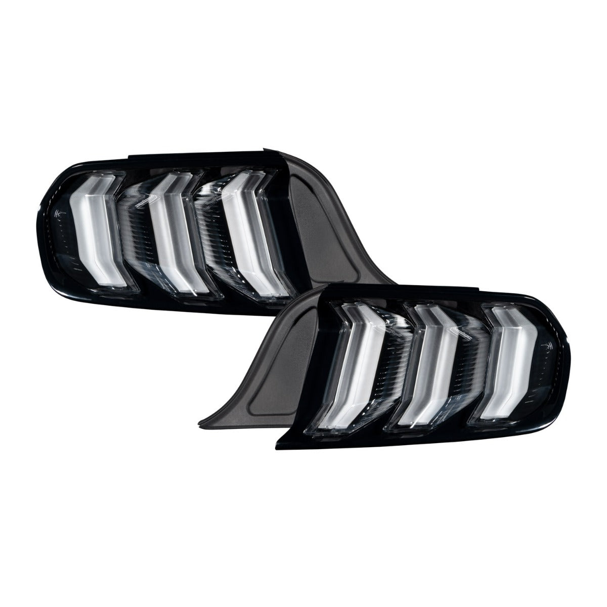 Form Lighting 2015-2023 Ford Mustang LED Tail Lights Red (Pair) - FL0008