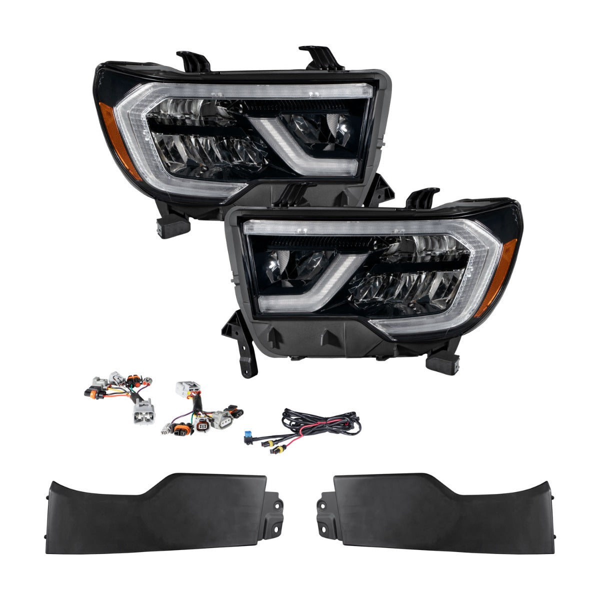 Form Lighting 2007+ Toyota Tundra/Sequoia LED Reflector Headlights (Pair) - FL0010