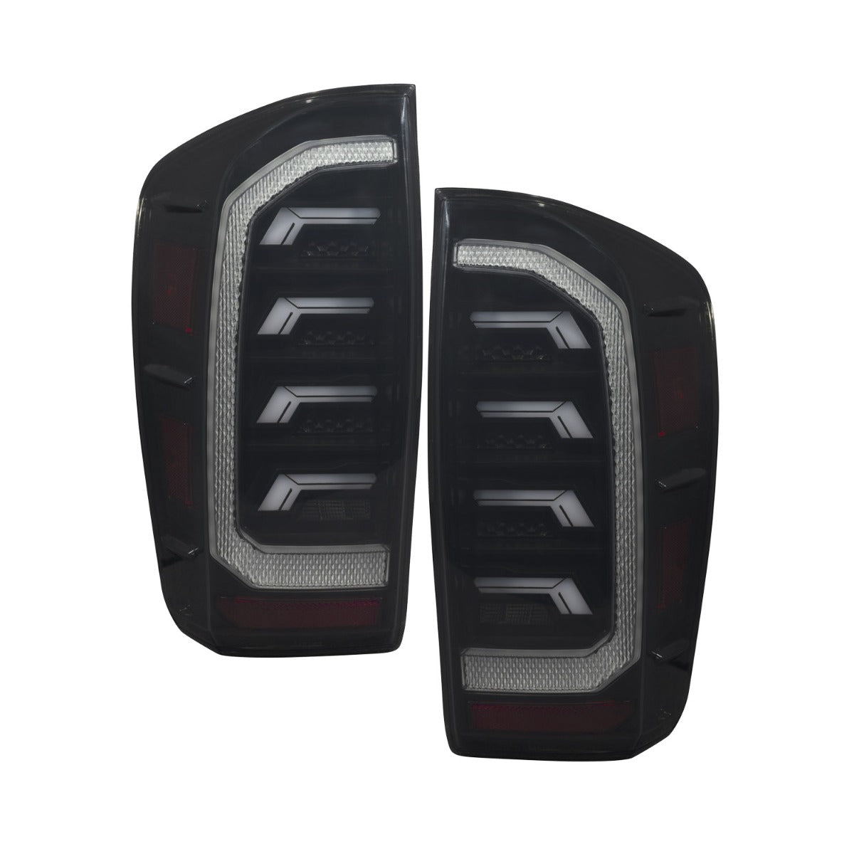 Form Lighting 2016-2023 Toyota Tacoma LED Tail Lights Smoked (Pair) - FL0018