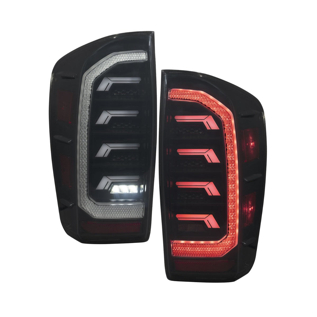 Form Lighting 2016-2023 Toyota Tacoma LED Tail Lights Red (Pair) - FL0019
