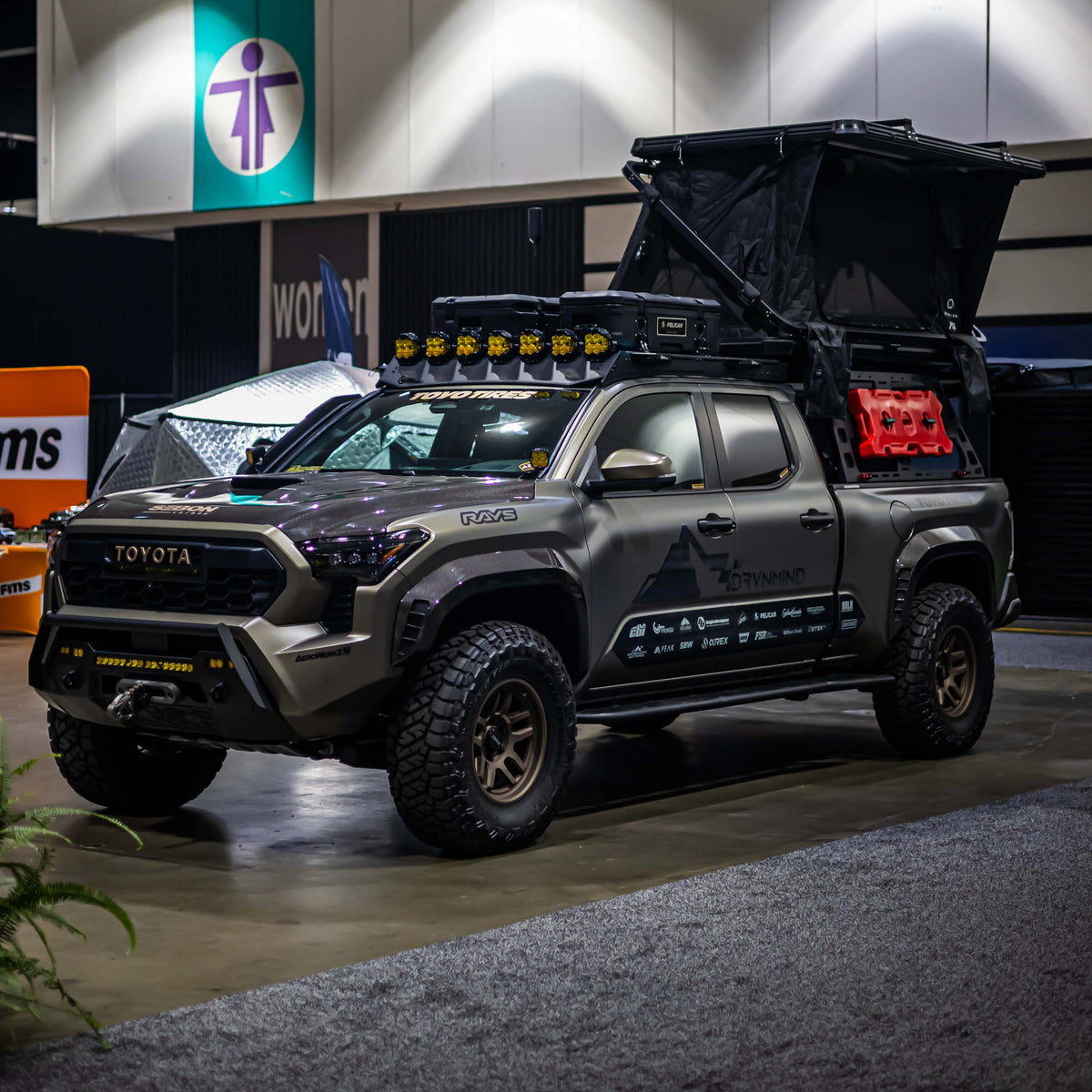 Seibon 2024 Toyota Tacoma TRD PRO Front Carbon Fiber Fender Flares - FLR24TYTA-F
