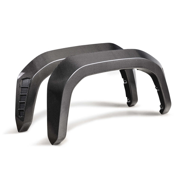 Seibon 2024 Toyota Tacoma TRD PRO Rear Carbon Fiber Fender Flares - FLR24TYTA-R