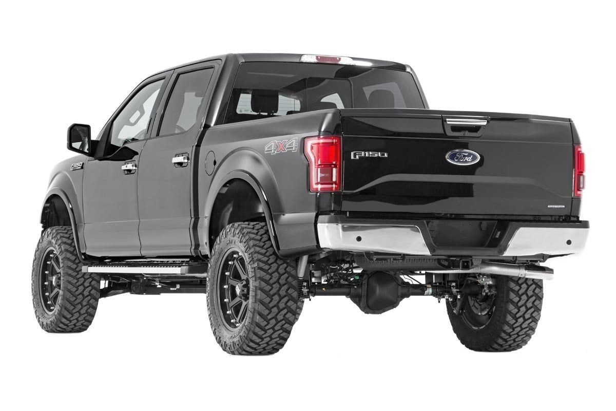 Rough Country - 6 Inch Lift Kit - Ford F-150 4WD (2015-2020) - 55730 for 2015-2020 Ford F 150 - installed view