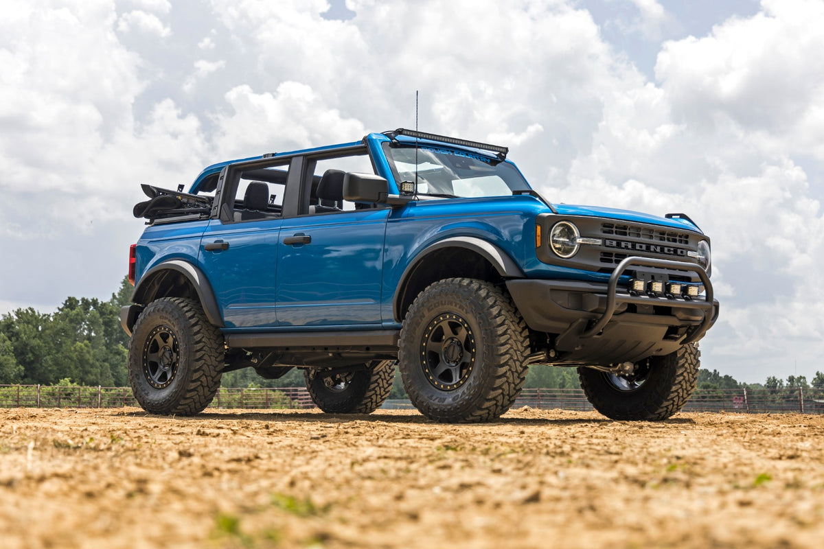 Rough Country - 3.5 Inch Lift Kit - M1R - Ford Bronco 4WD (2021-2025) - 51547 for 2021-2023 Ford Bronco - installed view