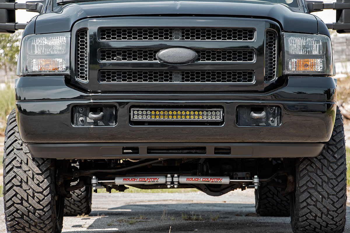 LED Light Kit | Bumper | 20&quot; Chrome Dual Row | Amber DRL | Ford F-250/F-350 Super Duty (05-07)