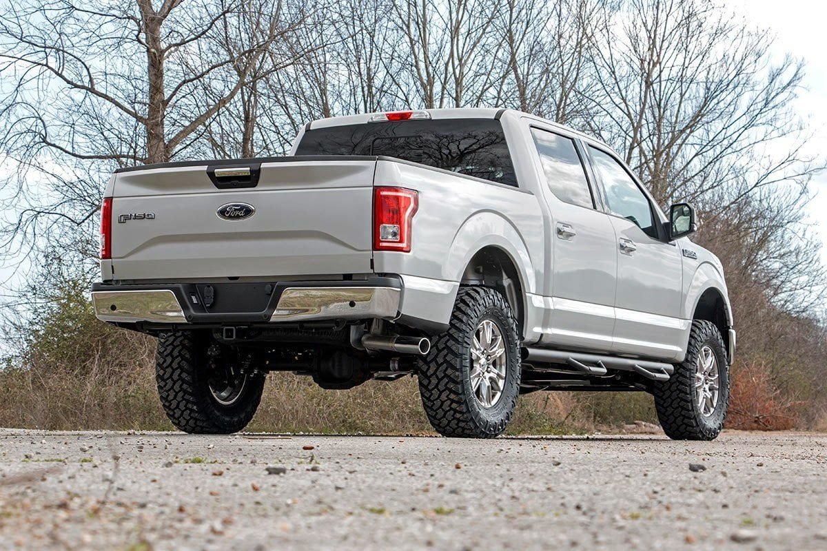 Rough Country - 3 Inch Lift Kit - Vertex - Ford F-150 4WD (2014-2020) - 54550RED for 2014-2020 Ford F 150 - installed view