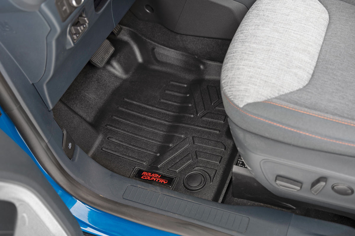 Rough Country - Floor Mats - Front and Rear - Ford Maverick 2WD/4WD (2022-2025) - M-51102 for 2022-2023 Ford Maverick - detai