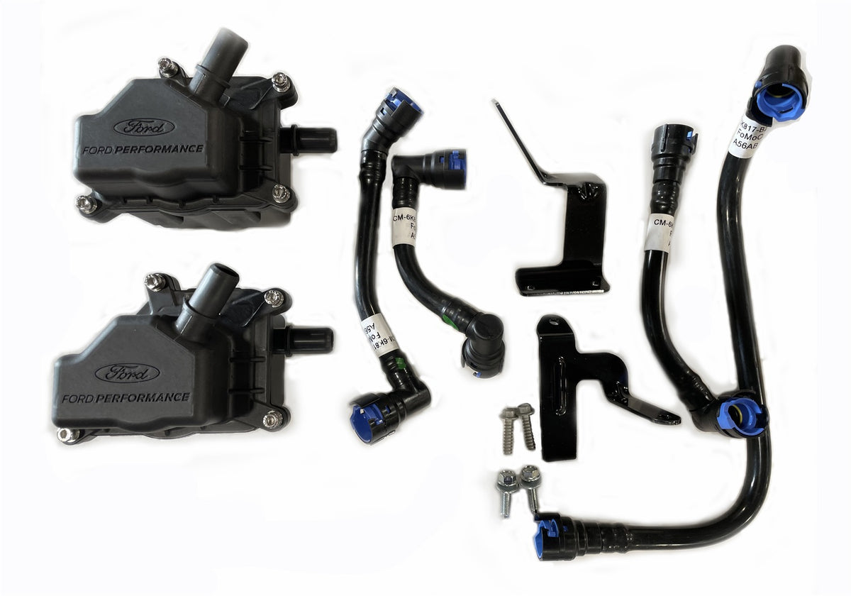Ford Performance 2.7L EcoBoost Air/Oil Separator Kit — detail (FRPM-6766-B27)