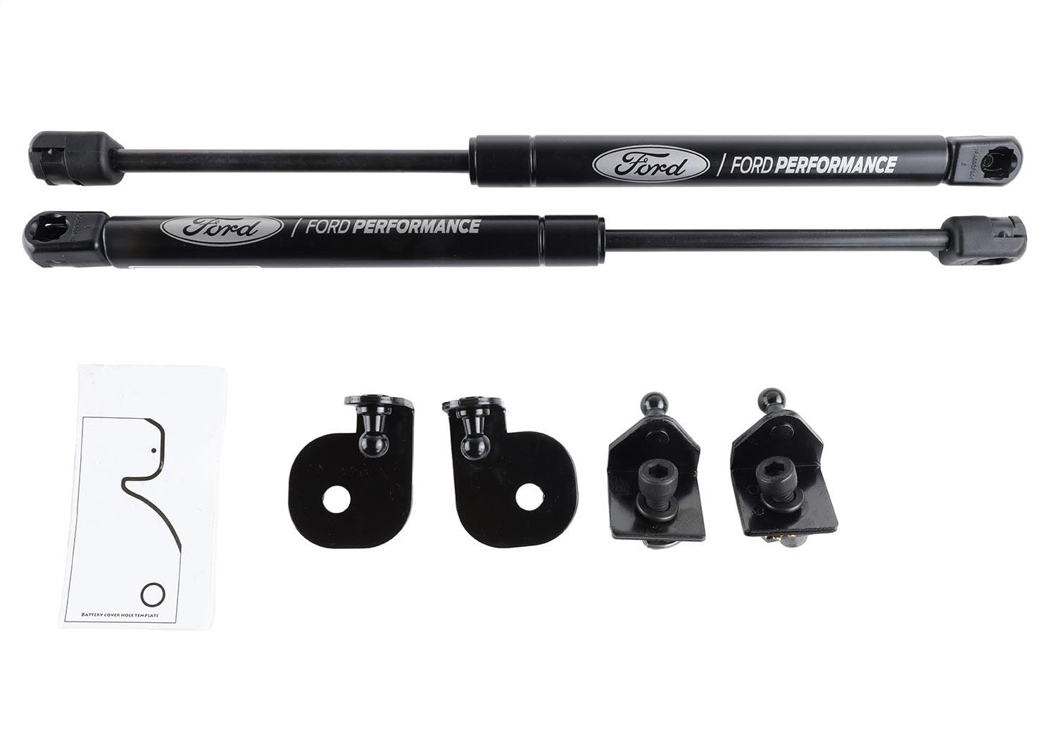 Ford Performance 2005-2014 Mustang Hood Lift Kit With Laser Engraved Ford Performance Logo (FRPM-16826-M)