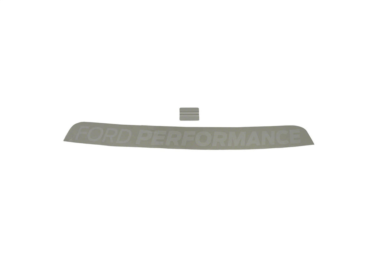 Ford Performance 2005-2023 Mustang Ford Performance Windshield Banner-White — alternate view (FRPM-1820-MB)
