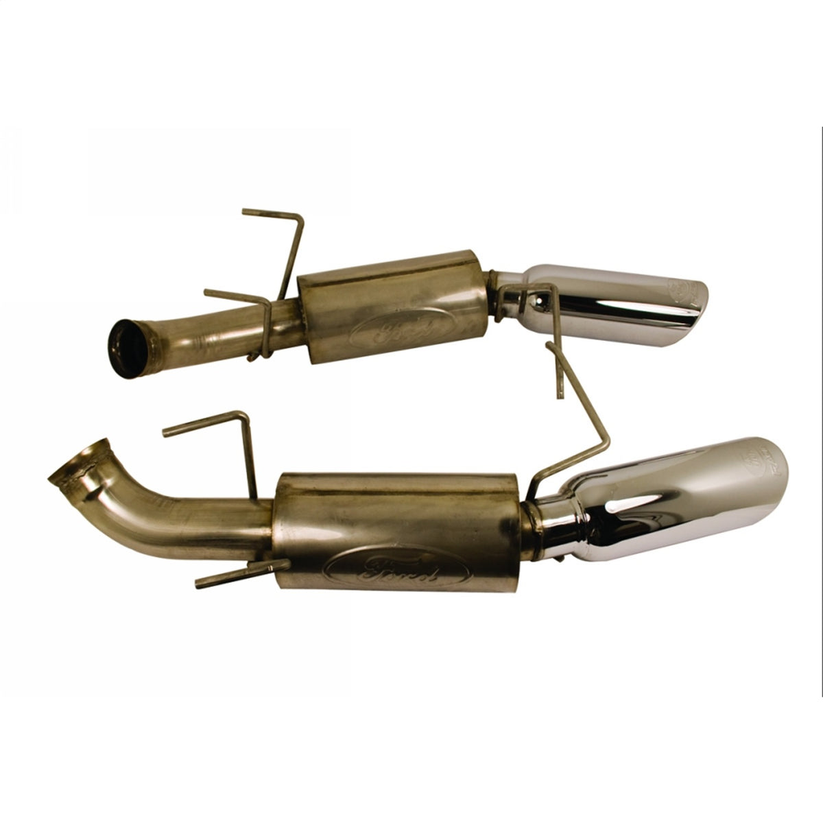 Ford Performance 2011-2014 Mustang GT/Boss Sport Muffler Kit (49 State) — alternate view (FRPM-5230-MGTLA)