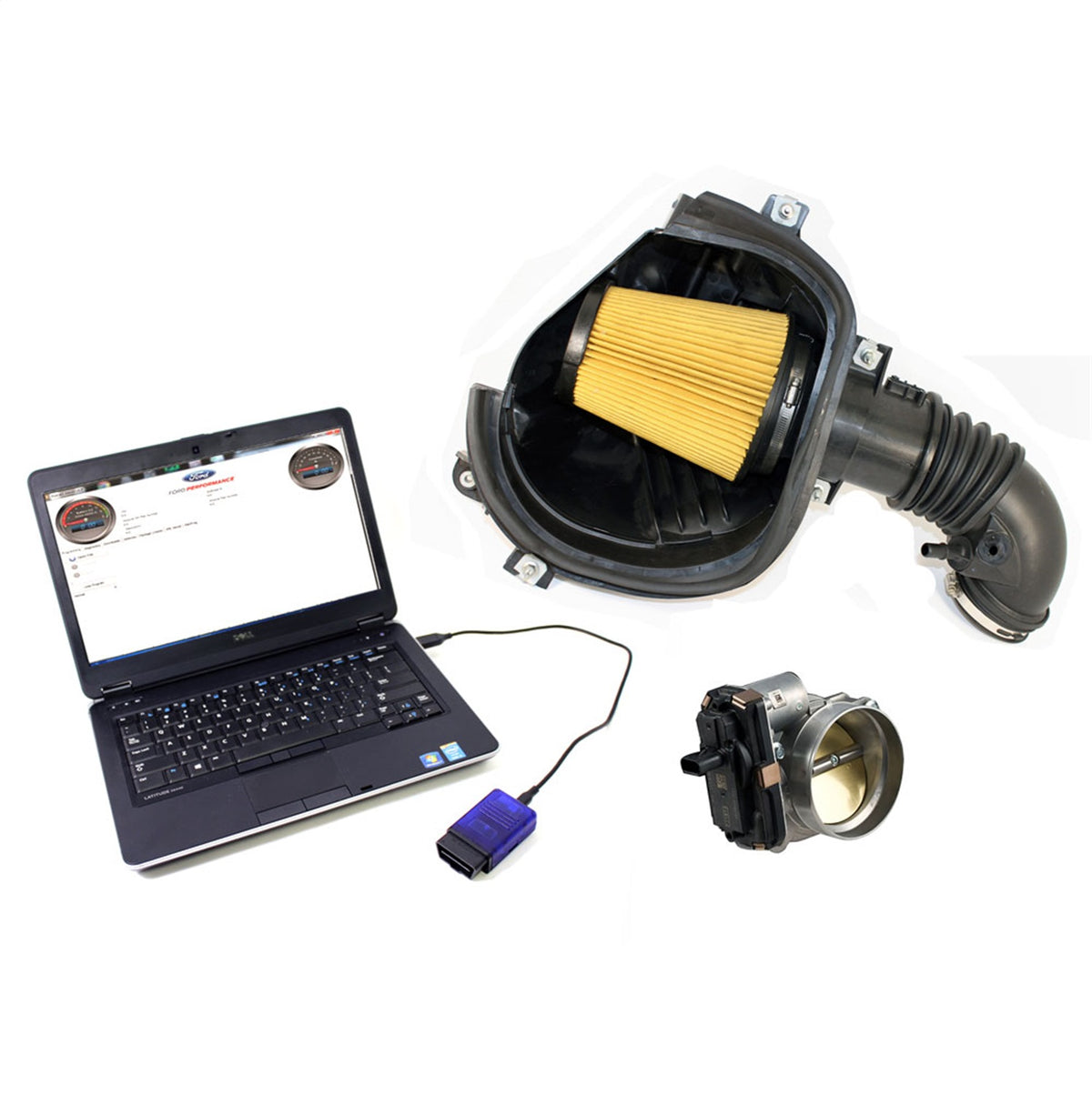Ford Performance 2015-2017 Mustang GT Cold Air Intake And Calibration Power Pack 2 (FRPM-9603-M8A)