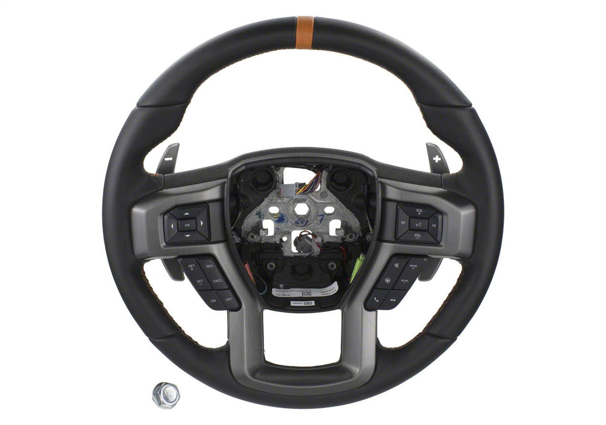 Ford Performance 2015-2018 F-150 Raptor Performance Steering Wheel Kit-Orange Sightline (FRPM-3600-F15ROR)