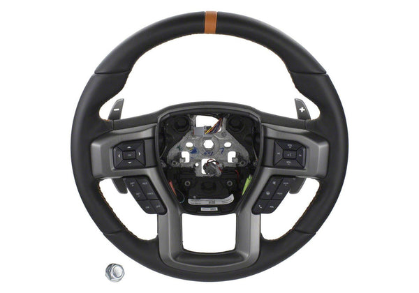 Ford Performance 2015-2018 F-150 Raptor Performance Steering Wheel Kit-Orange Sightline (FRPM-3600-F15ROR)