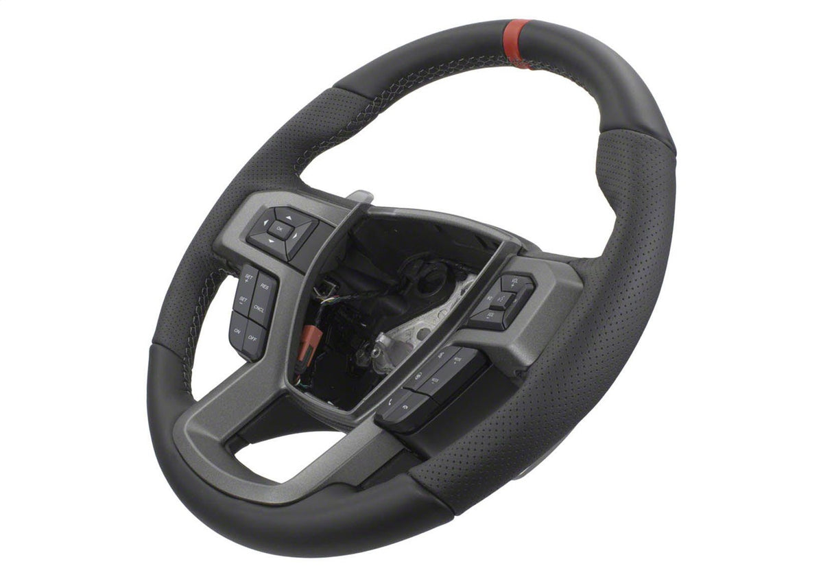 Ford Performance 2015-2018 F-150 Raptor Performance Steering Wheel Kit-Red Sightline — additional view (FRPM-3600-F15RRD)