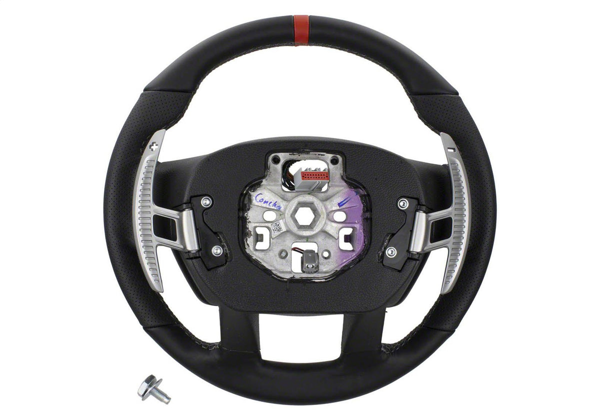 Ford Performance 2015-2018 F-150 Raptor Performance Steering Wheel Kit-Red Sightline — additional view (FRPM-3600-F15RRD)
