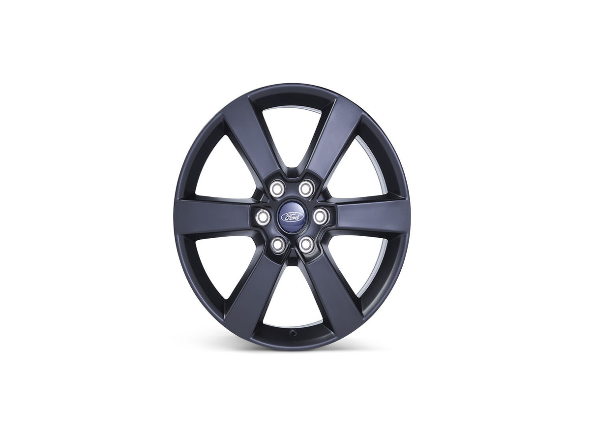 Ford Performance 2015-2020 F-150 20" X 8.5" Six Spoke Matte Black Wheel — detail (FRPM-1007-P2085MB)