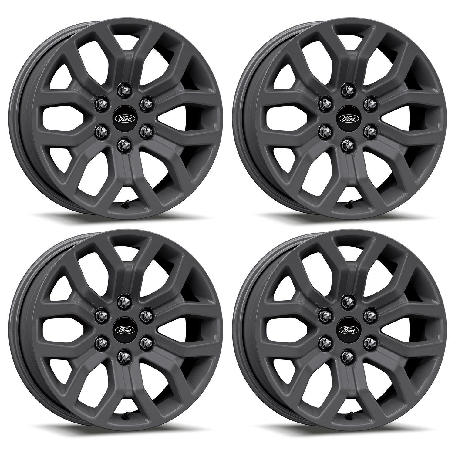 Ford Performance 2015-2023 F-150 18"X 7.5" Wheel Kit-Matte Gray (FRPM-1007K-1875G)