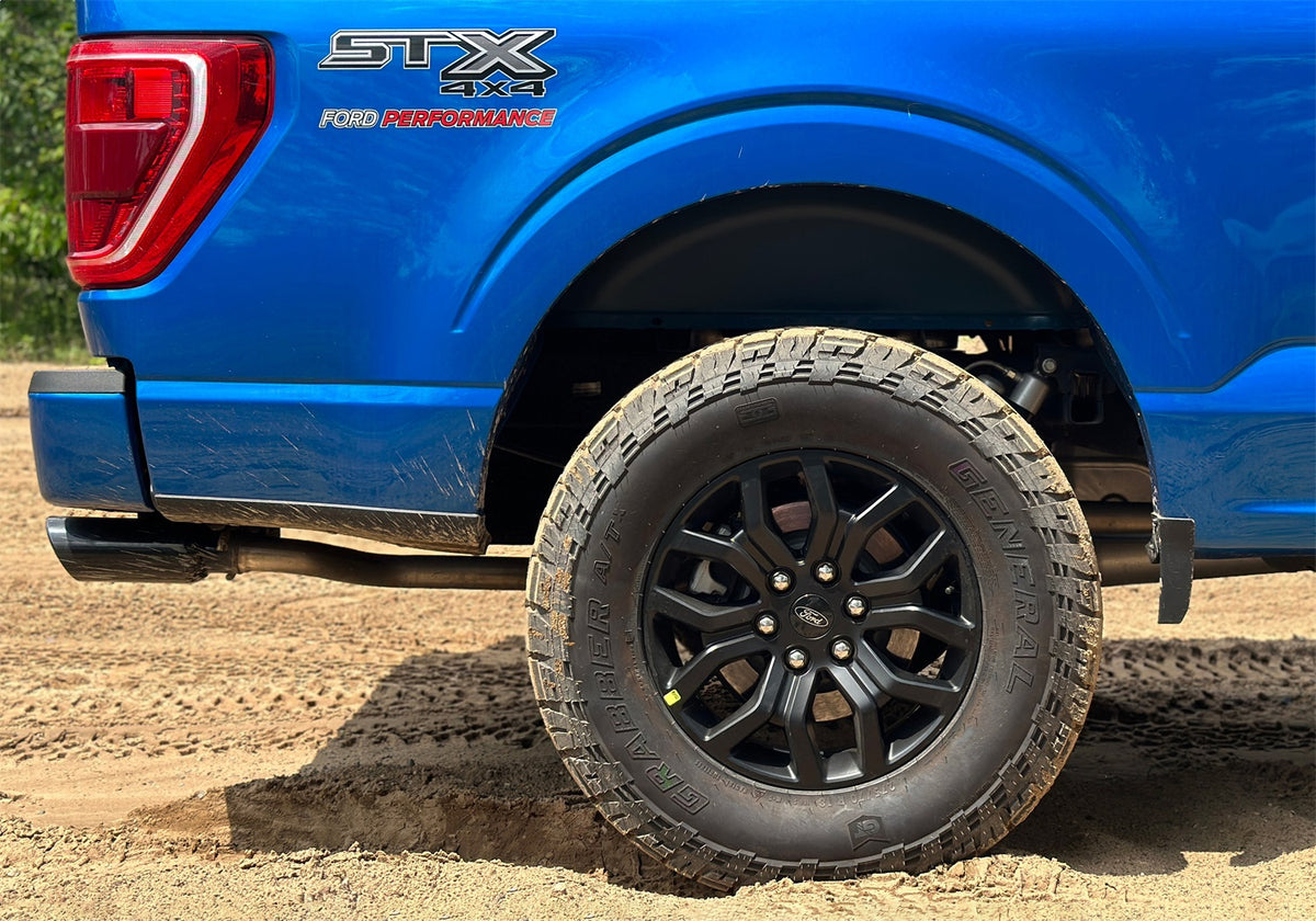 Ford Performance 2015-2023 F-150 18"X7.5" Matte Black Wheel Kit — detail (FRPM-1007K-1875MB)
