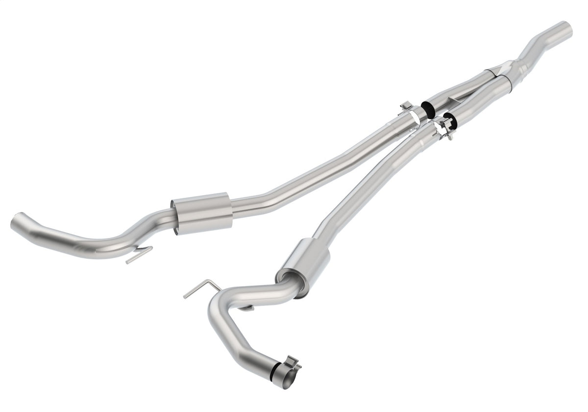 Ford Performance 2015-2023 Mustang 2.3L Sport Exhaust System With Black Chrome Tips — additional view (FRPM-5200-M4SBA)