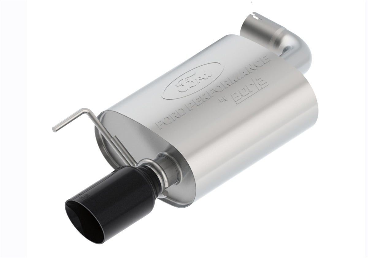 Ford Performance 2015-2023 Mustang 2.3L Sport Exhaust System With Black Chrome Tips — alternate view (FRPM-5200-M4SBA)