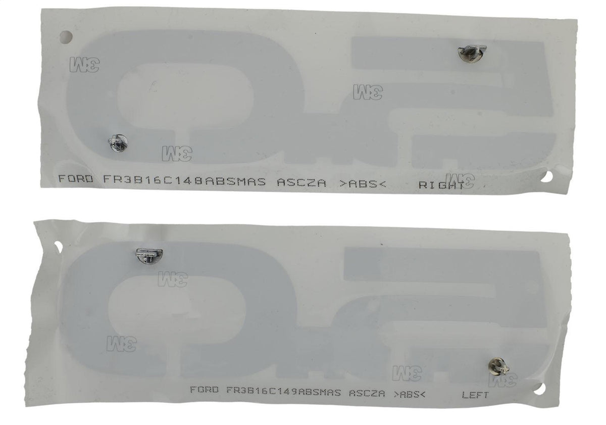 Ford Performance 2015-2023 Mustang 5.0L Fender Emblems/Badges-Chrome-Pair — additional view (FRPM-1447-M50A)