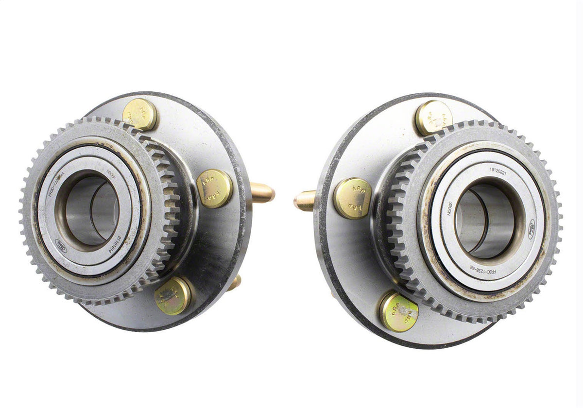 Ford Performance 2015-2023 Mustang Front Wheel Hub Kit With Arp Studs — in use (FRPM-1104-AB)