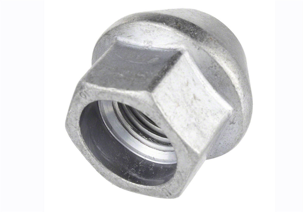 Ford Performance 2015-2025 Mustang Open Back Lug Nut Kit — in use (FRPM-1012-N)