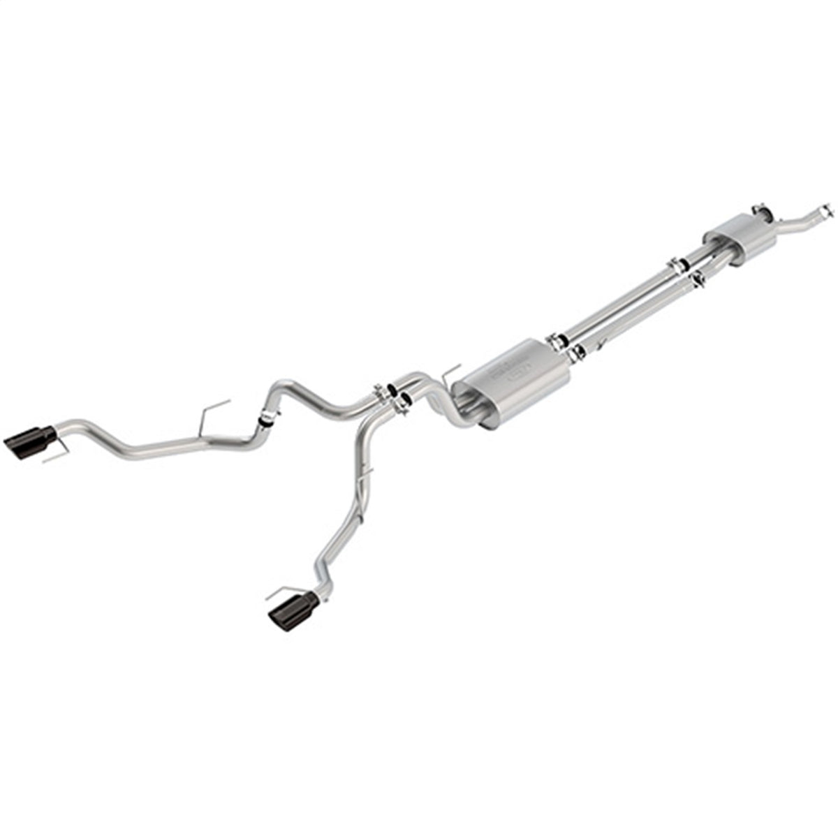 Ford Performance 2017-2020 F-150 Raptor 3.5L Cat Back Sport Exhaust System-Black Tips — alternate view (FRPM-5200-F15RSB)