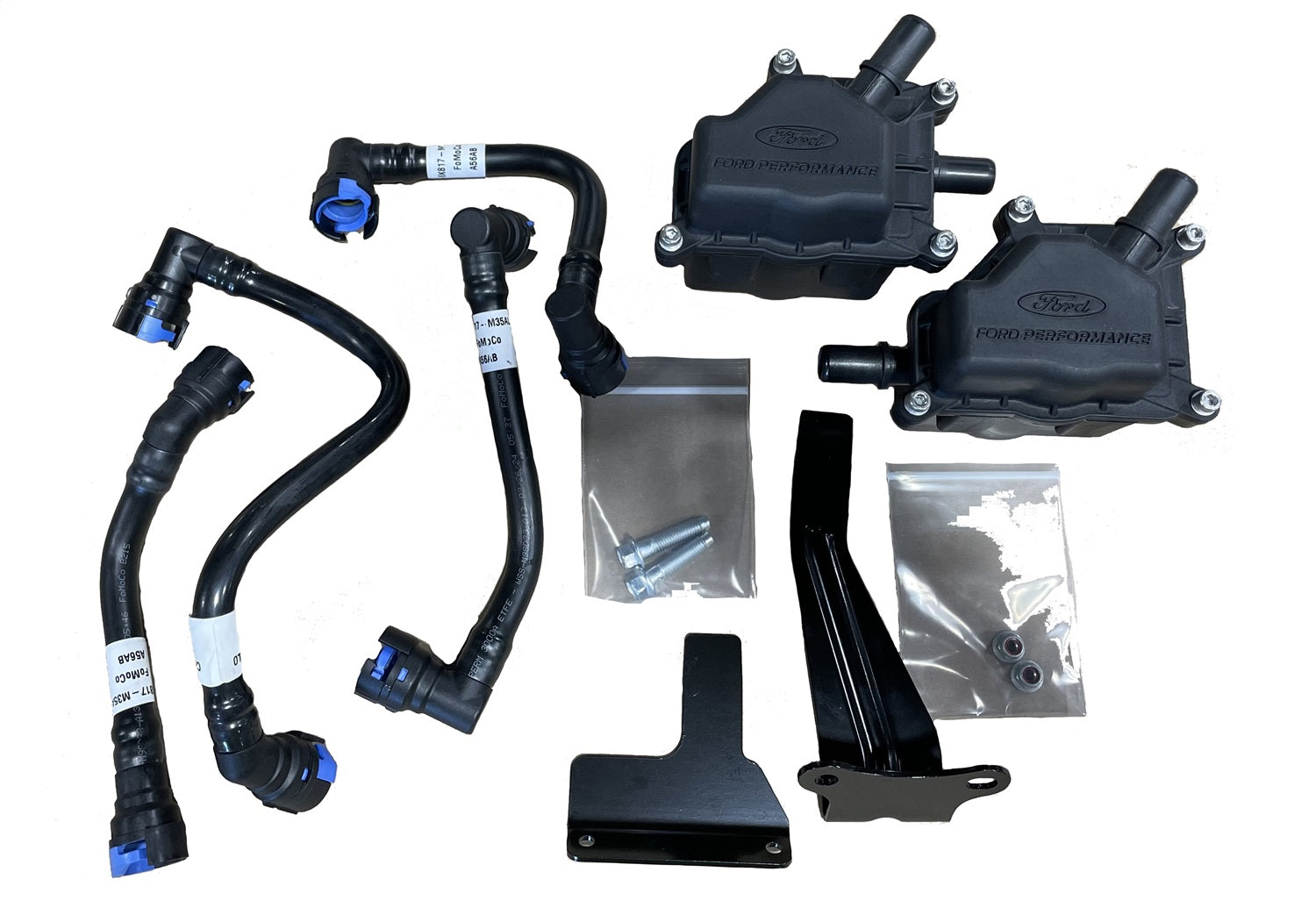 Ford Performance 2021-2023 F-150 3.5L EcoBoost Air/Oil Separator Kit (FRPM-6766-35TA)