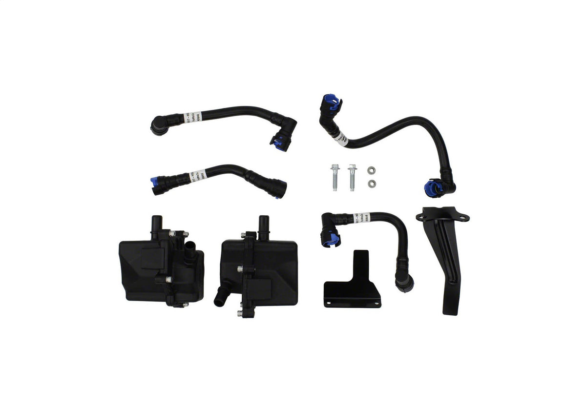 Ford Performance 2021-2023 F-150 3.5L EcoBoost Air/Oil Separator Kit — alternate view (FRPM-6766-35TA)
