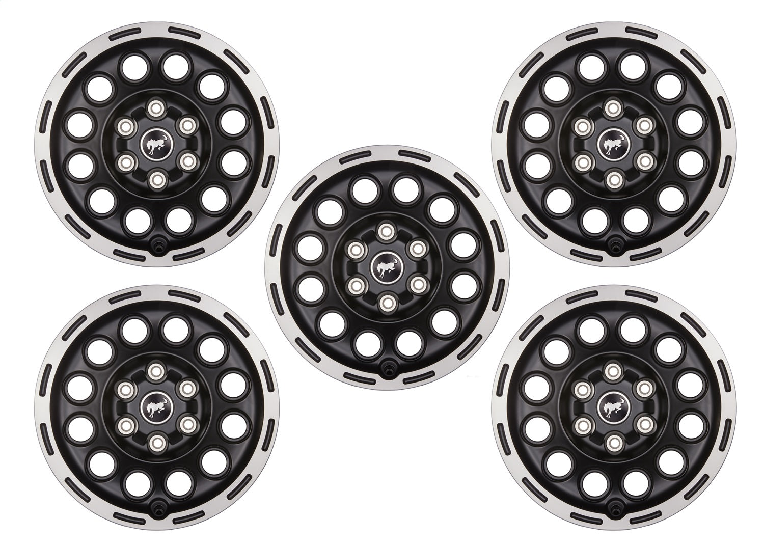 Ford Performance 2021-2024 Bronco 17" X 8.0" Wheel Kit-Machined Face (FRPM-1007K-P1780MBM)