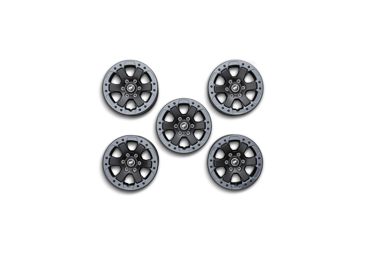 Ford Performance 2021-2024 Bronco 17" X 8" Beadlock Capable Wheel Kit-Badlands — alternate view (FRPM-1007K-DC178B)
