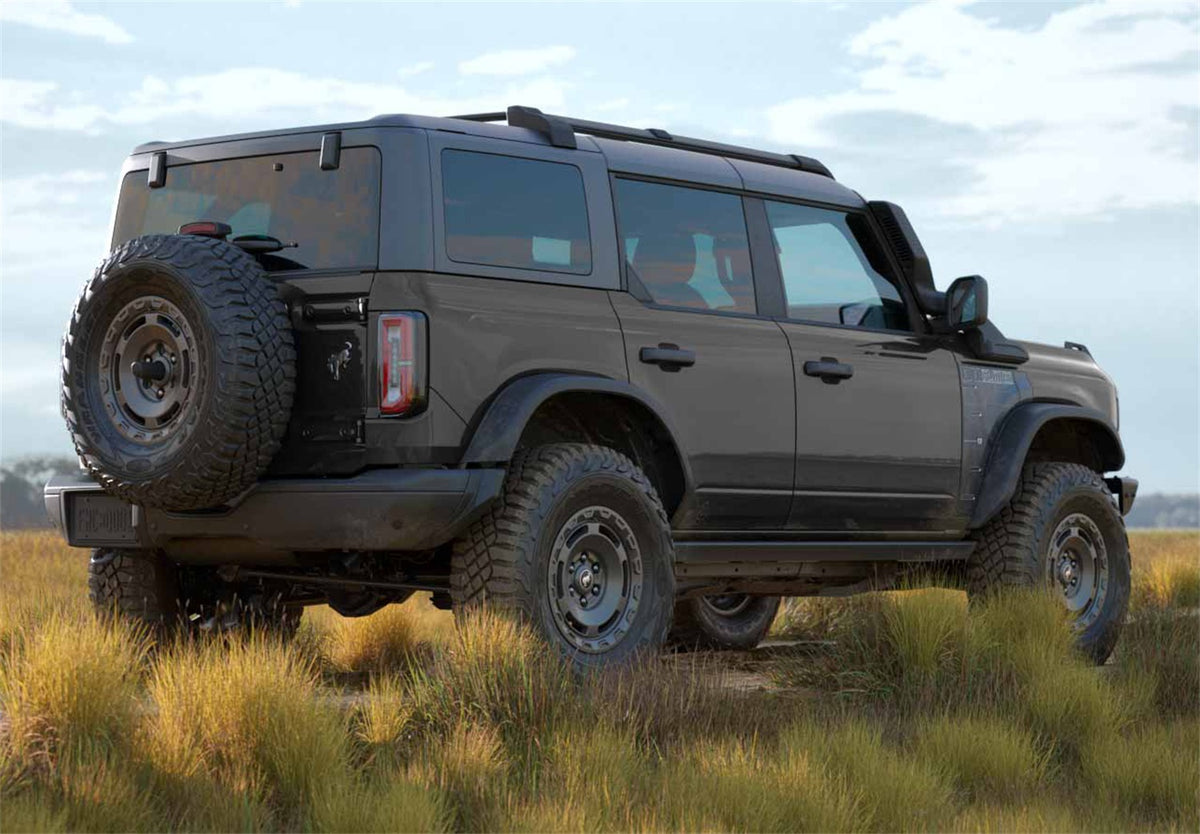 Ford Performance 2021-2024 Bronco Everglades Wheel Kit-Carbonized Gray — detail (FRPM-1007K-P1785E)