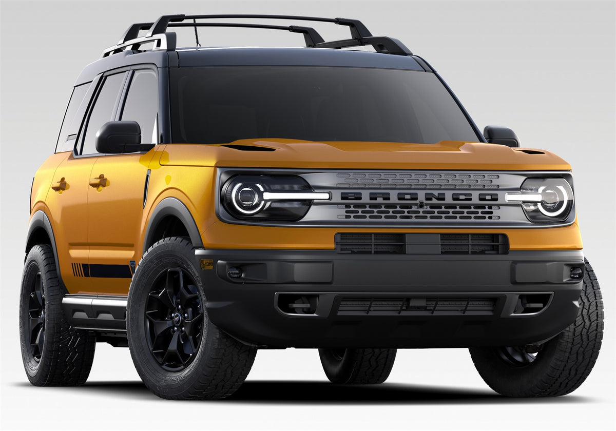 Ford Performance 2021-2024 Bronco Sport 17" X 7" Wheel Kit-Gloss Black — alternate view (FRPM-1007K-BS17GB)