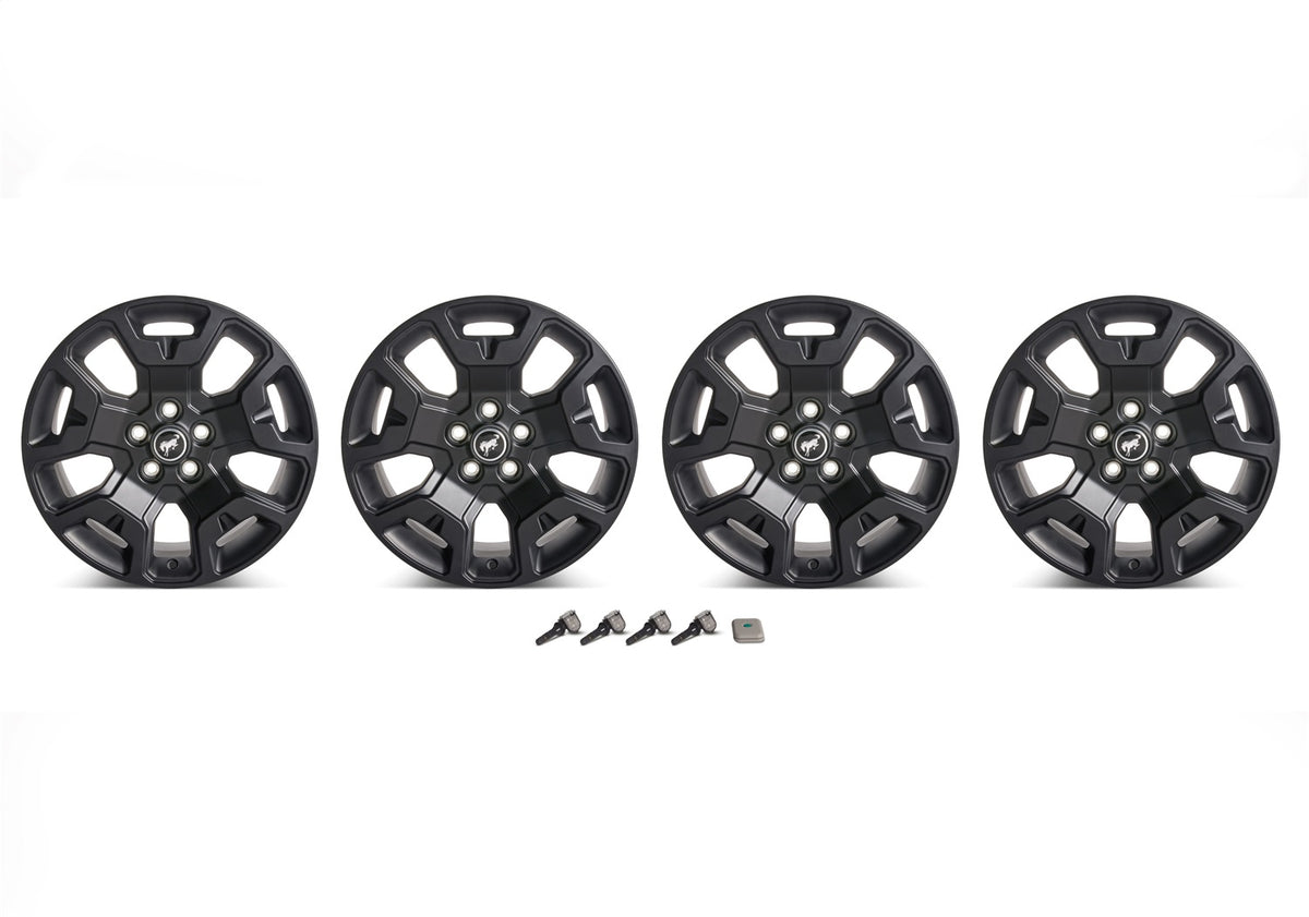 Ford Performance 2021-2024 Bronco Sport 17" X 7" Wheel Kit-Low Gloss Black — alternate view (FRPM-1007K-S17BSB)