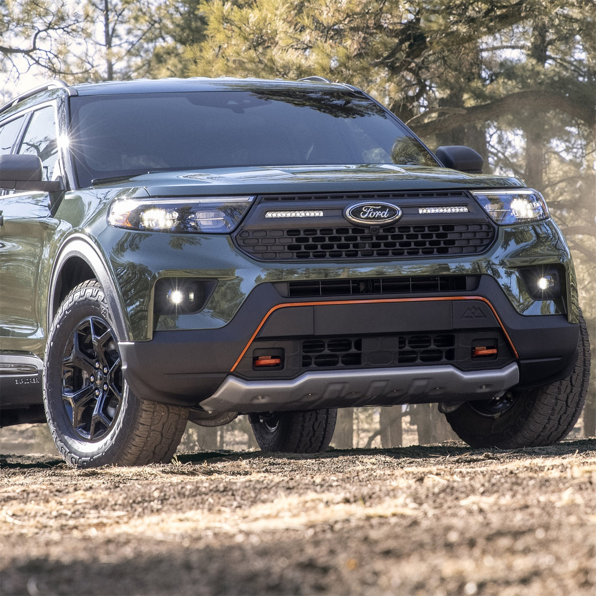 Ford Performance 2021-2024 Explorer Timberline Off-Road Light Kit — alternate view (FRPM-15200K-EGL)