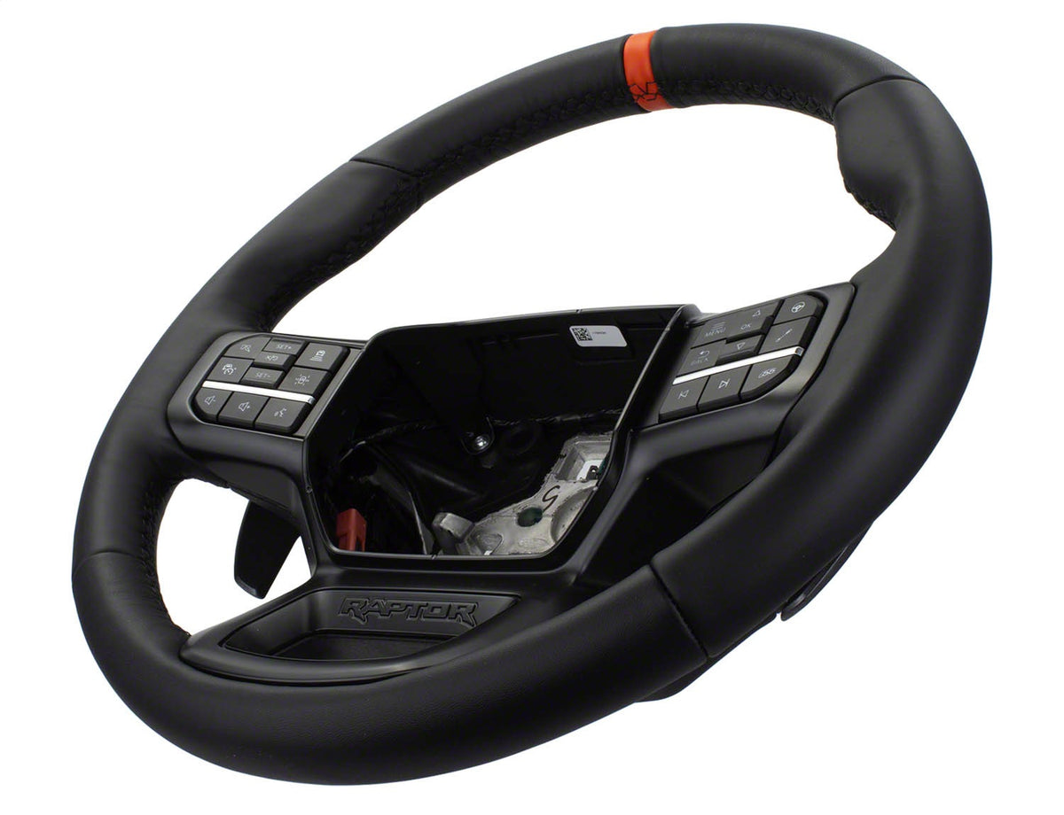 Ford Performance 2021-2024 F-150 Raptor Steering Wheel Kit-Black — additional view (FRPM-3600-F15B)