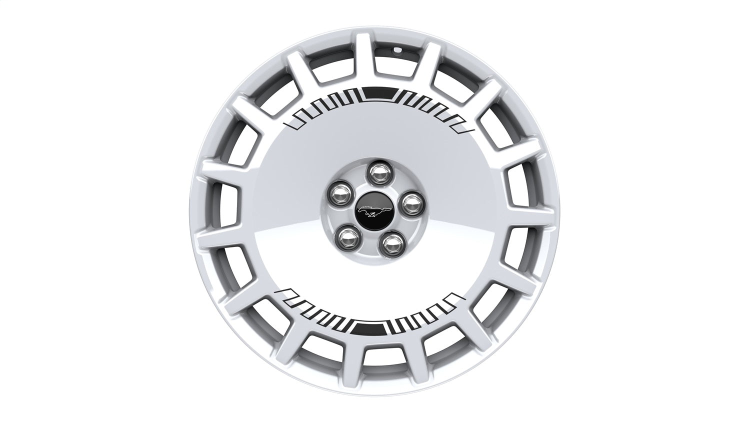 Ford Performance 2021-2024 Mustang Mach-E Rally Wheel Kit-Gloss White (FRPM-1007K-MMER)
