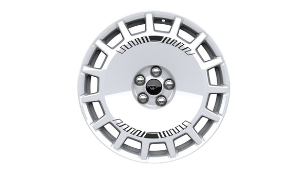 Ford Performance 2021-2024 Mustang Mach-E Rally Wheel Kit-Gloss White (FRPM-1007K-MMER)