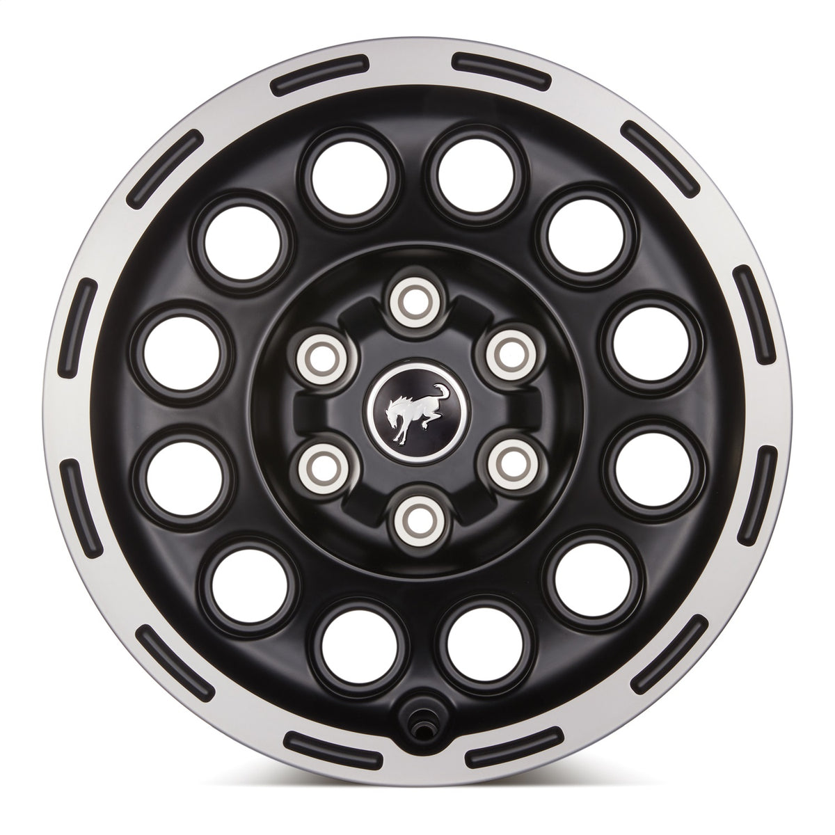 Ford Performance 2021-2025 Bronco 17" X 8.0" Matte Black Machined Single Wheel (FRPM-1007-P1780MBM)