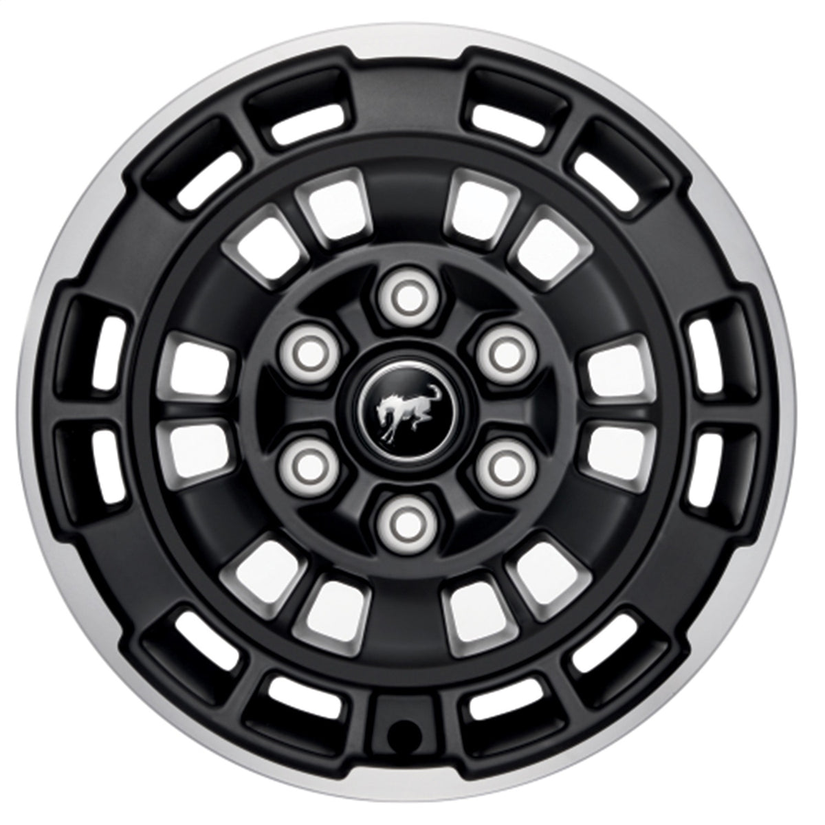 Ford Performance 2021-2025 Bronco 17" X 8.5" Matte Black Machined Single Wheel (FRPM-1007-P1785MBM)
