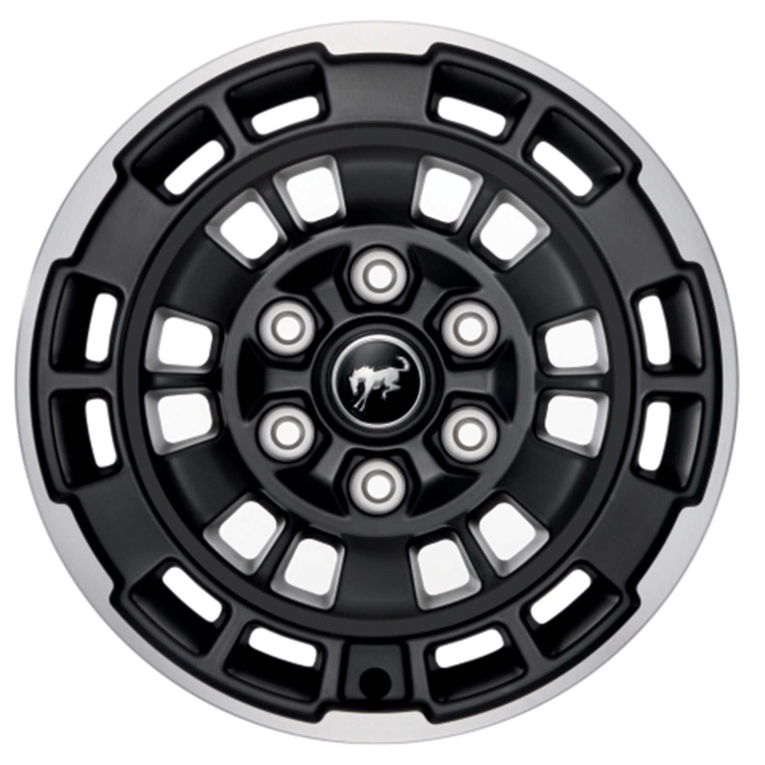 Ford Performance 2021-2025 Bronco 17" X 8.5" Matte Black Machined Single Wheel (FRPM-1007-P1785MBM)