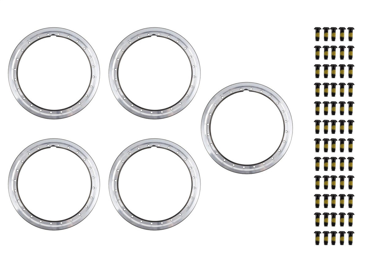 Ford Performance 2021-2025 Bronco Beadlock Trim Ring Kit-Gray — in use (FRPM-1021K-BLG)