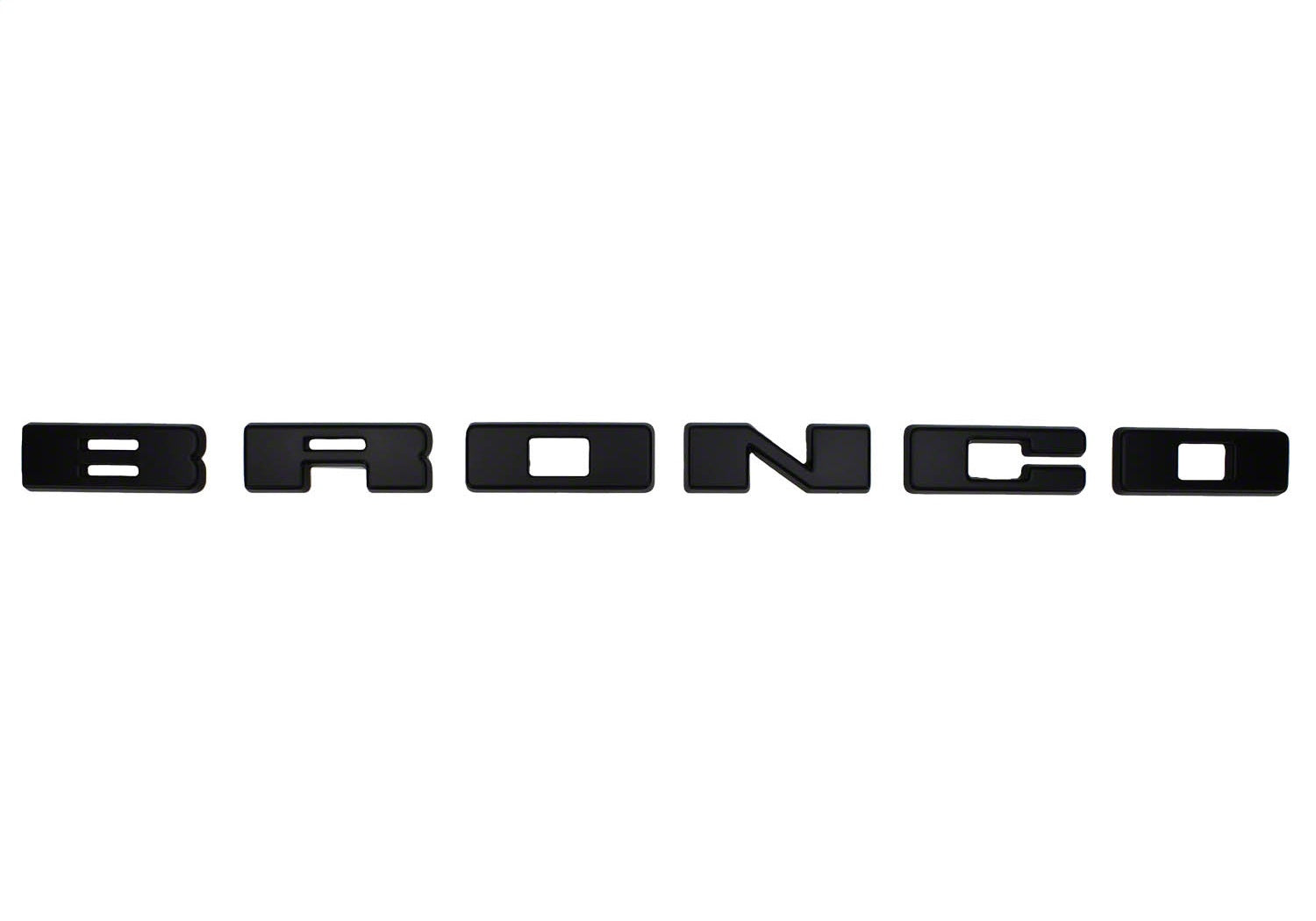Ford Performance 2021-2025 Bronco Grille Lettering Overlay Kit-Black (FRPM-1447-BLMB)