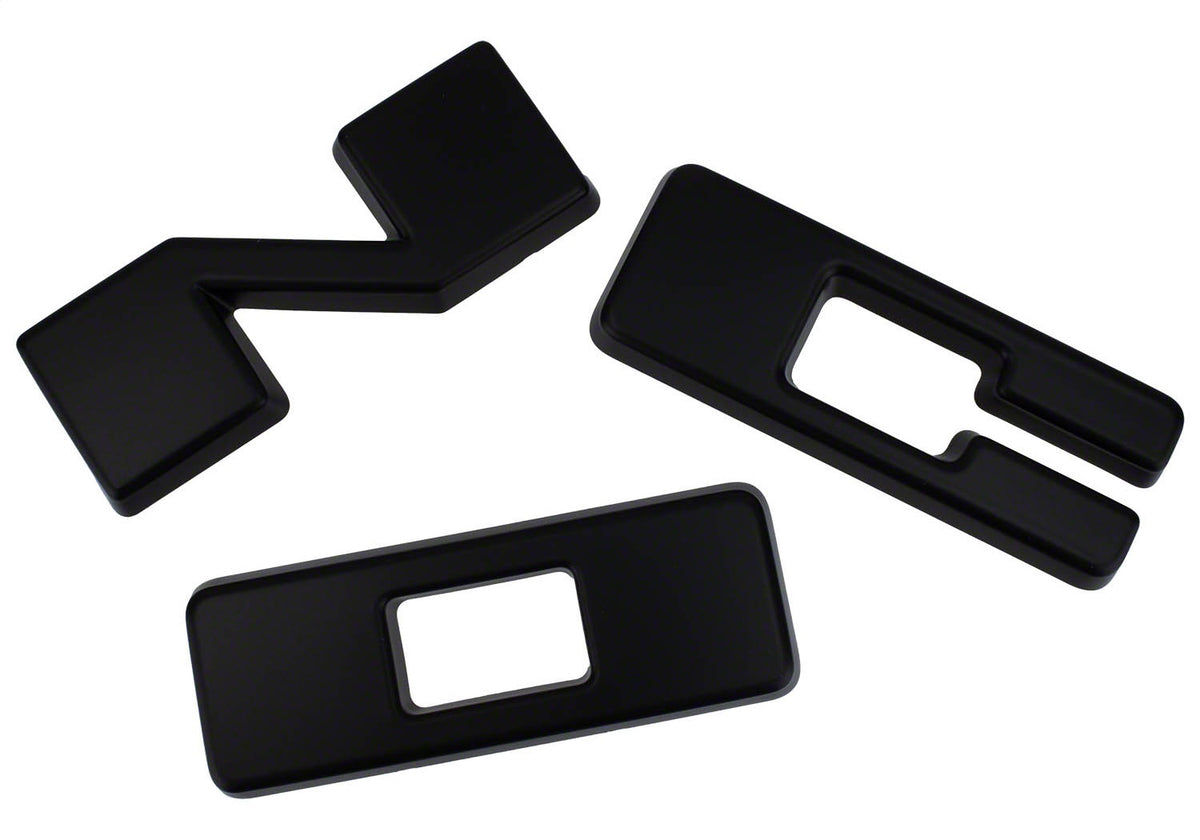 Ford Performance 2021-2025 Bronco Grille Lettering Overlay Kit-Black — additional view (FRPM-1447-BLMB)